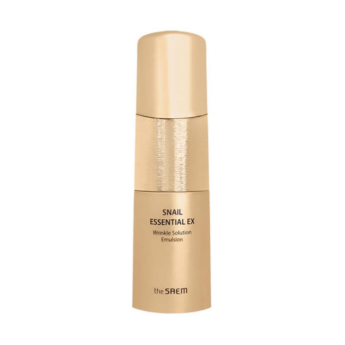 Антивікова емульсія для обличчя The Saem Snail Essential EX Wrinkle Solution Emulsion з муцином равлики, 150 мл